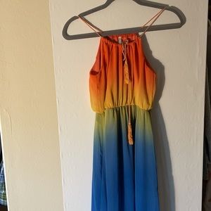 Beautiful rainbow dress from mod cloth